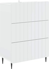 vidaXL Ντουλάπι με Συρτάρια Λευκό 66 x 34,5 x 92 εκ.