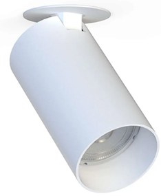 Φωτιστικό Οροφής - Σποτ Mono Surface 7827 1xGU10 10W White Nowodvorski Μέταλλο,Πλαστικό