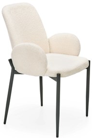 60-21276 K477 chair creamy DIOMMI V-CH-K/477-KR-KREMOWY, 1 Τεμάχιο