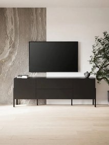 Έπιπλο τηλεόρασης Plum 2D2D-Μαύρο