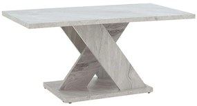 Τραπέζι Σαλονιού Solange 049-000063 110x55x47,5cm Marble White