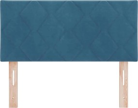 vidaXL Κεφαλάρι Σκούρο Μπλε 90 cm Βελούδο