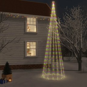 343564 vidaXL Χριστουγεννιάτικο Δέντρο Με Ακίδα 1134 LEDs Πολύχρωμο 800 εκ. Πολύχρωμο, 1 Τεμάχιο