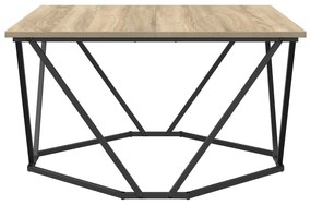 vidaXL Τραπεζάκι σαλονιού από Σονομαούκο 80x80x45 εκ Επεξεργασμένου Ξύλου