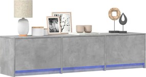 vidaXL Ντουλάπι TV Σκυρόδεμα 165 x 34 x 40 εκ. Επεξεργασμένο ξύλο