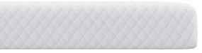 vidaXL Στρώματα Λευκό 70 x 200 cm 100% ύφασμα πολυεστέρα με τζακάρ