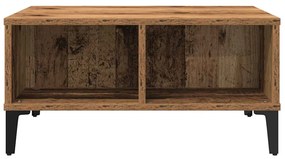 vidaXL Τραπεζάκι σαλονιού Παλαιό ξύλο 60 x 60 x 30 cm