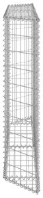 vidaXL Συρματοκιβώτιο-Γλάστρα Υπ. Τραπέζιο 150x20x100 εκ Γαλβ. Χάλυβας