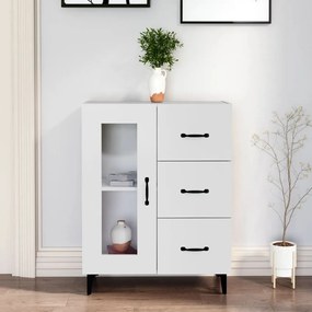 vidaXL Ντουλάπι Λευκό 69,5 x 34 x 90 εκ. από Επεξεργασμένο Ξύλο