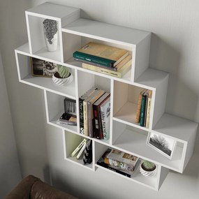 Ράφι Τοίχου Λευκό LEMA 115.5x15x103.5