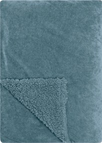 Κουβέρτα Καναπέ Βελουτέ (130x170) Kentia Stylish Sutton 01 Blue