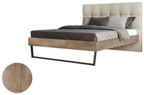 Intrahome Κρεβάτι "ROYAL" διπλό σε χρώμα καρυδί 160x200 Intrahomesa-00652383