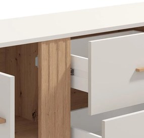 Κομότα - Μπουφές Belfort 3K3F Cashmere - Artisan 164x40x90 εκ. 164x40x90 εκ.
