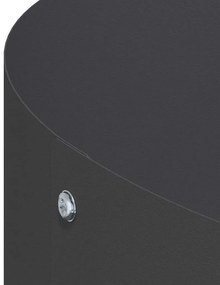 vidaXL Μαύρη Γλάστρα Κήπου 30x30x20 εκ. από Χάλυβα