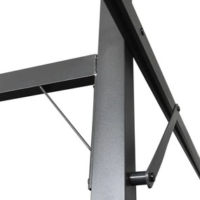 vidaXL Πέργκολα με Πτυσσόμενη Οροφή Ανθρακί 589 x 292 x 230 εκ.