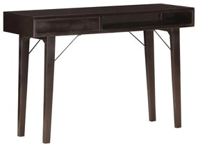 Τραπέζι Κονσόλα 118 x 35 x 76 εκ. από Μασίφ Ανακυκλωμένο Ξύλο - Μαύρο