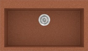 Sanitec Classic 333 (79×50) - Γρανιτένιος νεροχύτης - Granite TERRACOTTA