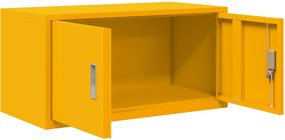 vidaXL Ντουλάπι αποθήκευσης Χαμομηλί κίτρινο 80 x 40 x 40 cm Ατσάλι