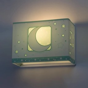 MoonLight Green απλίκα τοίχου διπλού τοιχώματος (63238[H])