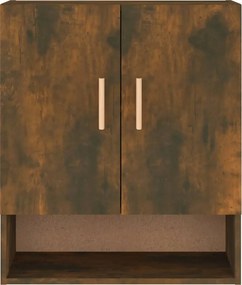 vidaXL Ντουλάπι Τοίχου Καπνιστή Δρυς 60x31x70 εκ. Επεξεργασμένο Ξύλο