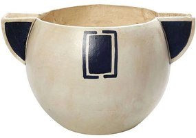 Διακοσμητικό Μπωλ LIF138 45,7x34,2x26,6cm Beige-Blue Espiel Χαρτί