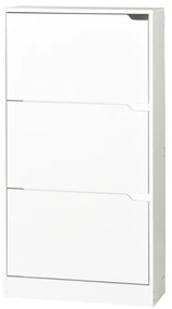 Παπουτσοθήκη Mia pakoworld 9 ζευγών λευκό 60x24x115 εκ Model: 265-000005