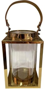 Φανάρι DWAA1007 14x14x22,5cm Gold Espiel Metal