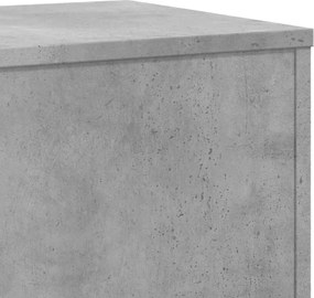 vidaXL Βάσεις Φυτών Γκρι Σκυρ. 33x33x100 εκ. Επεξεργασμένο Ξύλο