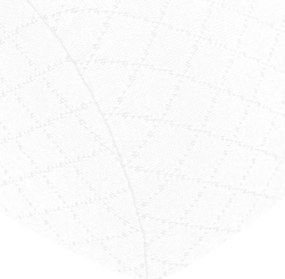 vidaXL Μαξιλάρι Ποδιού Μονόχρωμο Λευκό 52 x 20 x 12 εκ