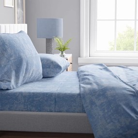 Παπλωματοθήκη Shadow 14 Sky Blue DimCol Υπέρδιπλo 220x240cm Cotton-Polyester