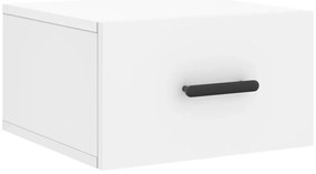 vidaXL Κομοδίνο Επιτοίχιο Λευκά 35 x 35 x 20 εκ.