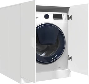 vidaXL Ντουλάπι Πλυντηρίου Λευκό 71 x 71,5 x 91,5 εκ.