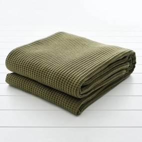 Κουβέρτα Πικέ King Size (260x250) Vesta 1080 Κυψέλη Χακί