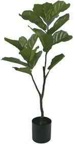 Τεχνητό Δέντρο Σε Γλάστρα Φίκος 04-10111 105cm Green Marhome Συνθετικό Υλικό