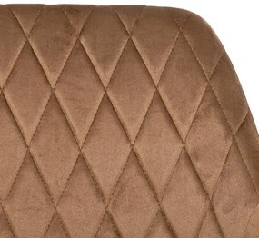 Πολυθρόνα Τραπεζαρίας 23162 Fylliana Καφέ 60x60x87 εκ. 2αδα