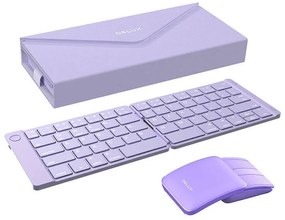 Set Wireless foldable Keyboard Delux KF10 and mouse MF10PRO