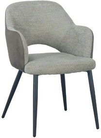 Πολυθρόνα Ascot 03-1066 60x63,5x79cm Green Metal, Fabric