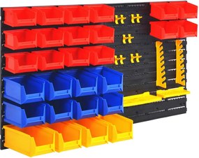 vidaXL Σύστημα Οργάνωσης Εργαλείων Επιτοίχιο