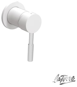 La Torre NEW TECH Μίκτης εντοιχισμού 1 εξόδου White Matt