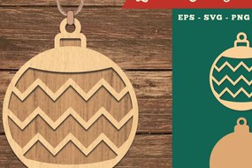 Σετ των 3 Intra απο ξύλο plywood 3mm-4mm πάχος Χριστουγεννιάτικο στολίδι με λέιζερ κοπής 10 Δίασταση 8x8 cm INTRAFABR-109982678