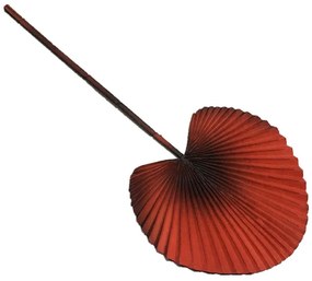 Τεχνητό Φύλλο Φοίνικα Licuala 4171-7 37cm Red Supergreens Πολυαιθυλένιο