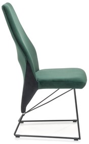 K485 chair dark green DIOMMI V-PL-K/485-KR-C.ZIELONY