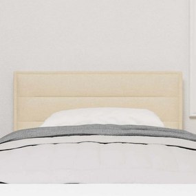 vidaXL Κεφαλάρι Κρεμ 80 cm ύφασμα
