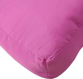 vidaXL Μαξιλάρι Παλέτας Ροζ 70 x 70 x 12 εκ. Υφασμάτινο