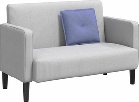 vidaXL Μαξιλάρι Πλάτης Μπλε τζην 50 x 19 x 45 εκ ύφασμα