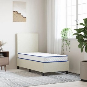 vidaXL Στρώμα με Αφρό Μνήμης Λευκό 80x160x17 εκ. μαλακό
