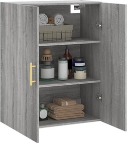 vidaXL Ντουλάπι Τοίχου Γκρι Sonoma 69,5 x 34 x 90 εκ.