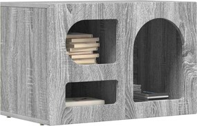 vidaXL Ντουλάπι TV ELST 60 x 35 x 40 εκ. Γκρίζο Σονομα