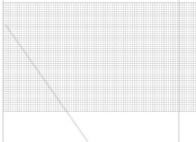 vidaXL Φράχτης από Συρματόπλεγμα Γκρι 1,6x25 μ Χάλυβας