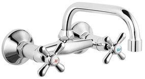 Μπαταρία Νιπτήρος Εντοιχισμού Retro XD3 Chrome Ferro Metal